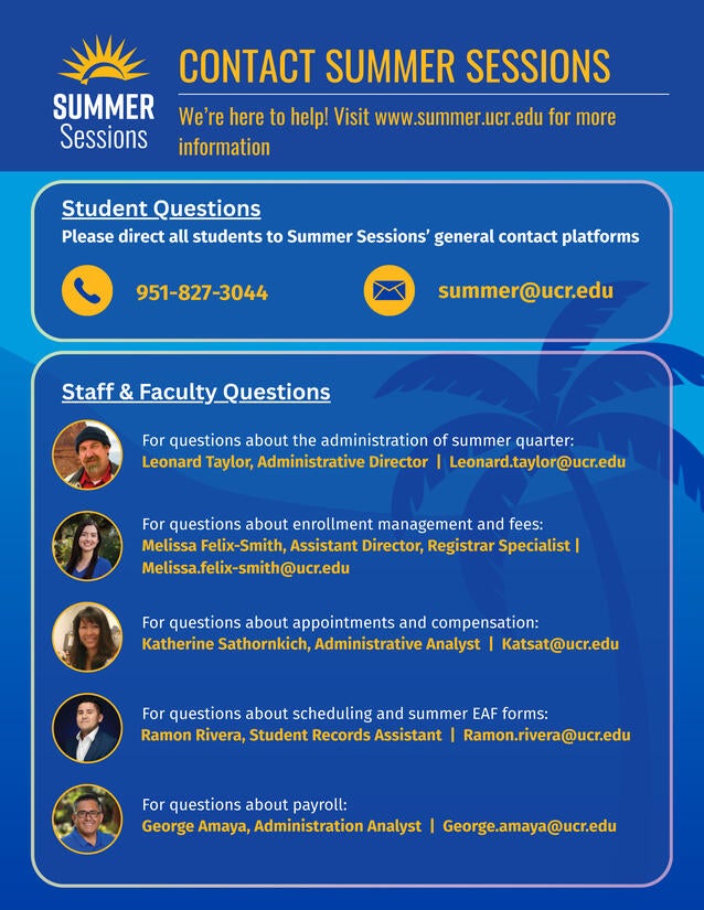 Image containing contact information